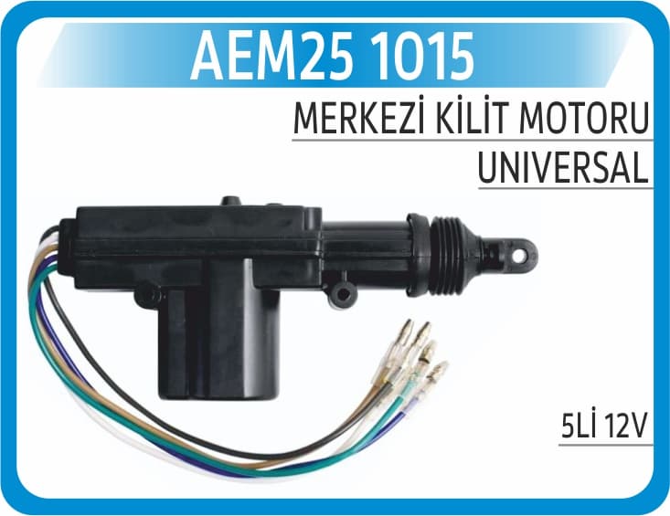 MERKEZİ KİLİT MOTORU 5Lİ 12V