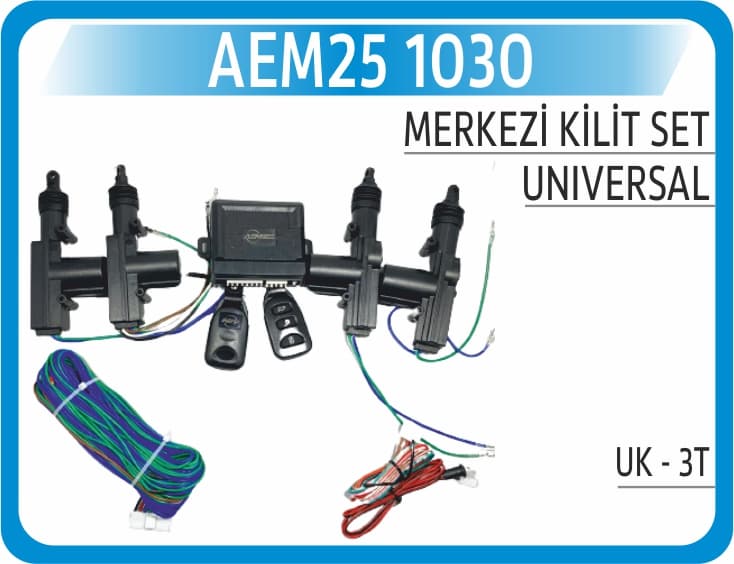 MERKEZİ KİLİT SET UK - 3T