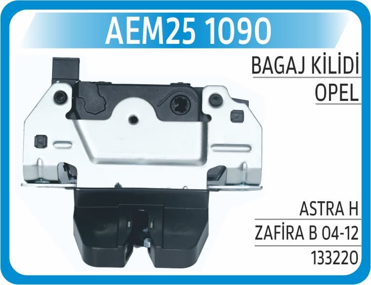 BAGAJ KİLİDİ OPEL ASTRA H ZAFİRA B 04-12