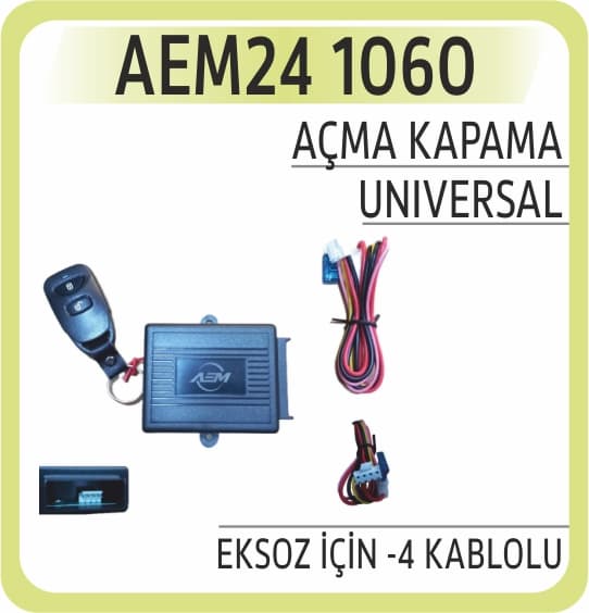 AÇMA KAPAMA EKSOZ İÇİN -4 KABLOLU