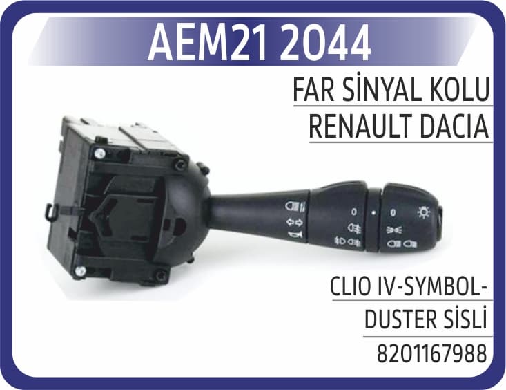 FAR SİNYAL KOLU CLIO IV-SYMBOL-DUSTER SİSLİ