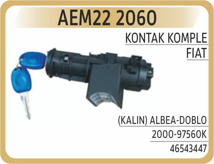 KONTAK KOMPLE (KALIN) ALBEA-DOBLO 2000-97560K