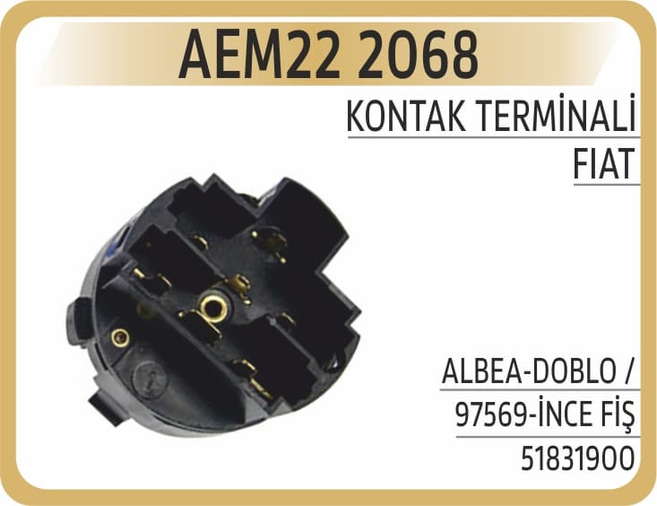 KONTAK TERMİNALİ ALBEA-DOBLO / 97569-İNCE FİŞ