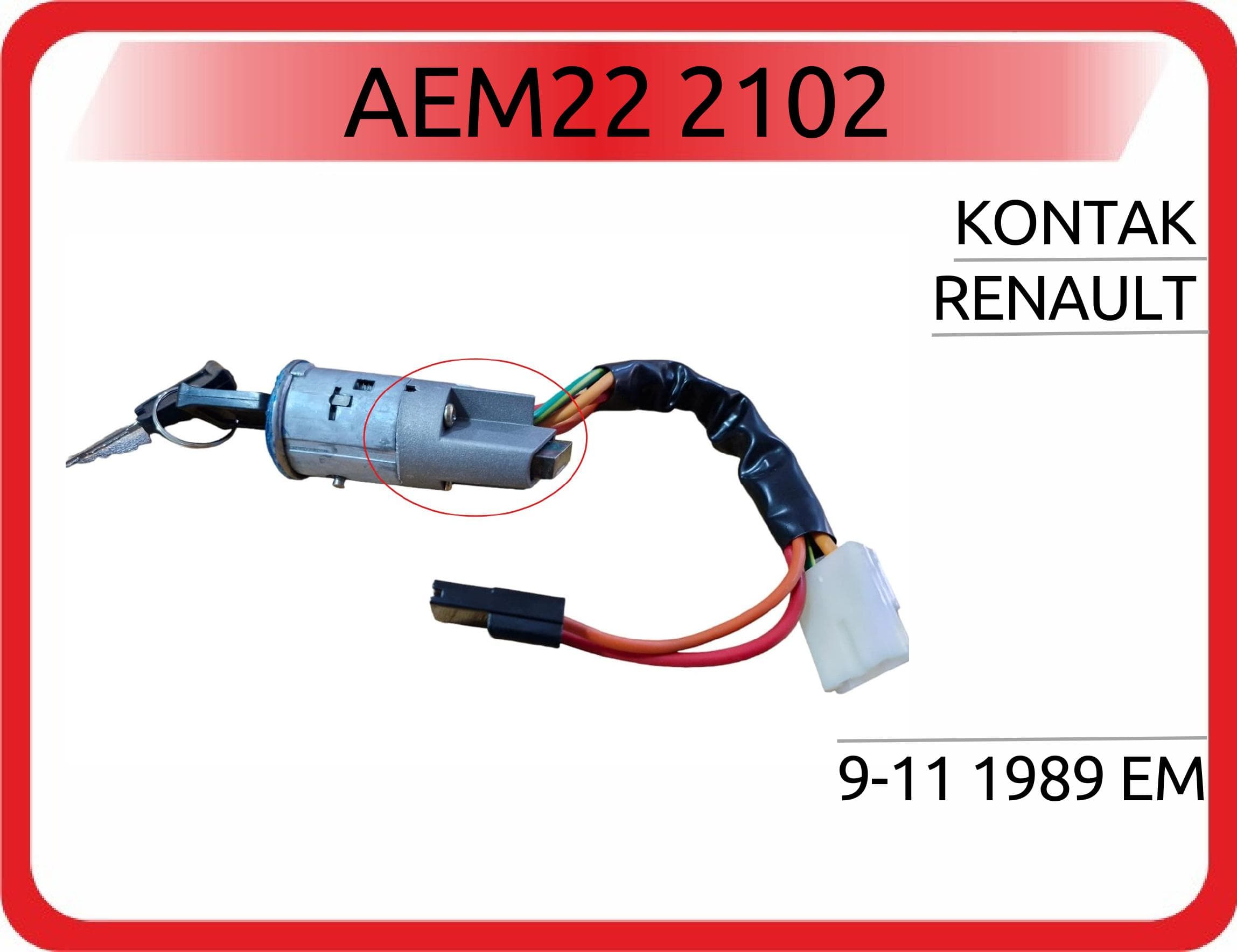 KONTAK RENAULT 9-11 1989 EM