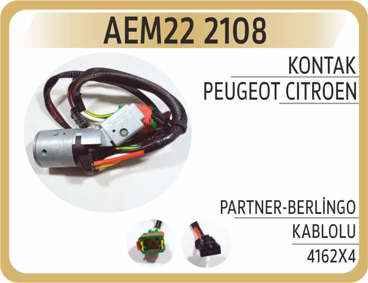 KONTAK PEUGEOT PARTNER-BERLİNGO KABLOLU