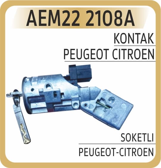 KONTAK ANAHTARI PEUGEOT-CITROEN SOKETLI