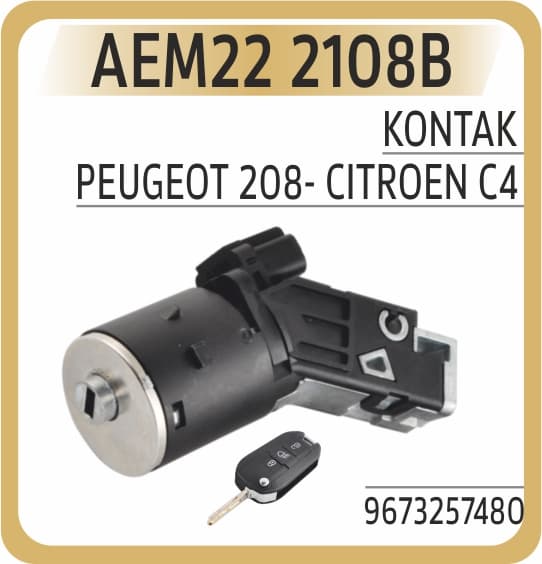 KONTAK PEUGEOT 208- CITROEN C4