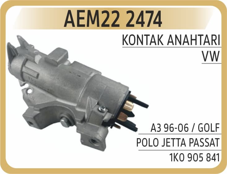 KONTAK ANAHTARI A3 96-06 / GOLF POLO JETTA PASSAT
