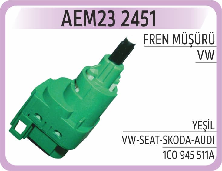 FREN MÜŞÜRÜ VW - SEAT - SKODA - AUDI YEŞİL