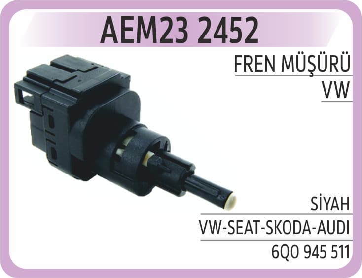 FREN MÜŞÜRÜ AUDI - VW - SEAT - SKODA SİYAH